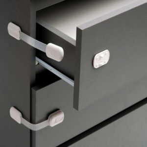 Adjustable Cabinet and Drawer Locks – Set of 6