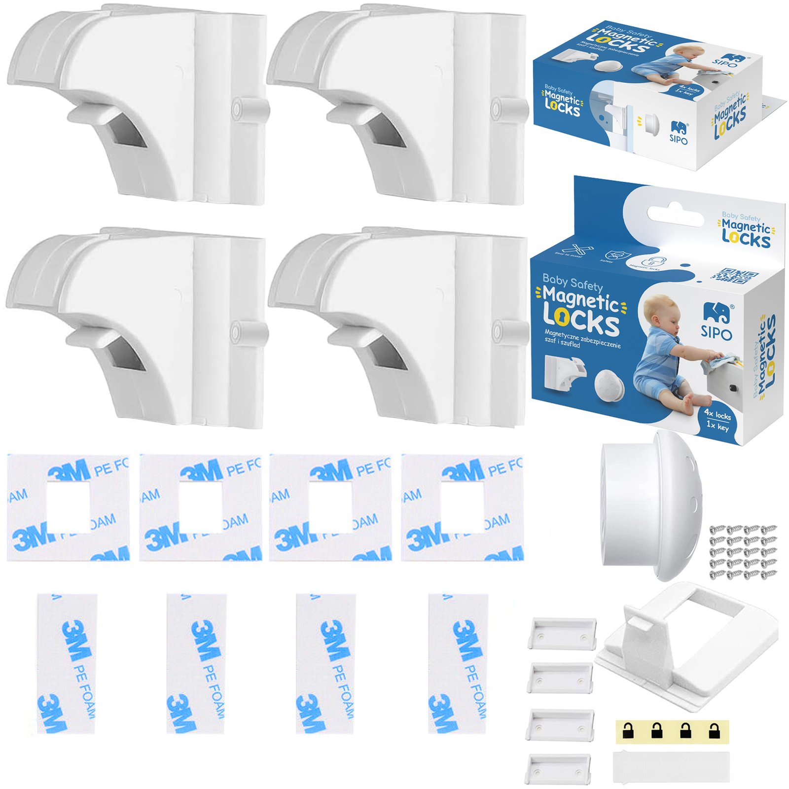 Magnetic Child Safety Locks (4 Pack) – Invisible & Drill-Free - Image 5