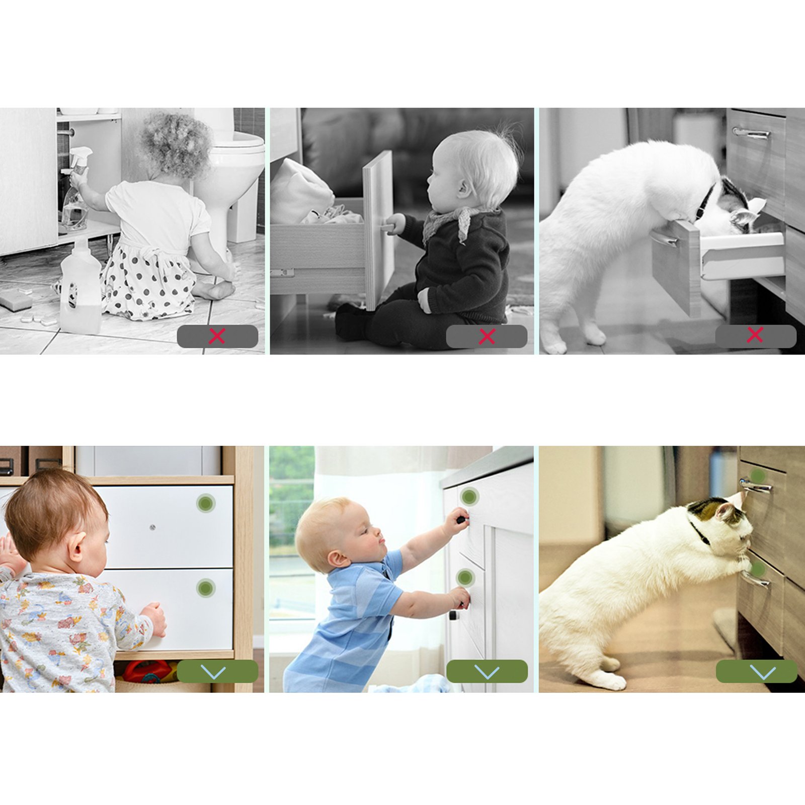 Magnetic Child Safety Locks (4 Pack) – Invisible & Drill-Free - Image 7