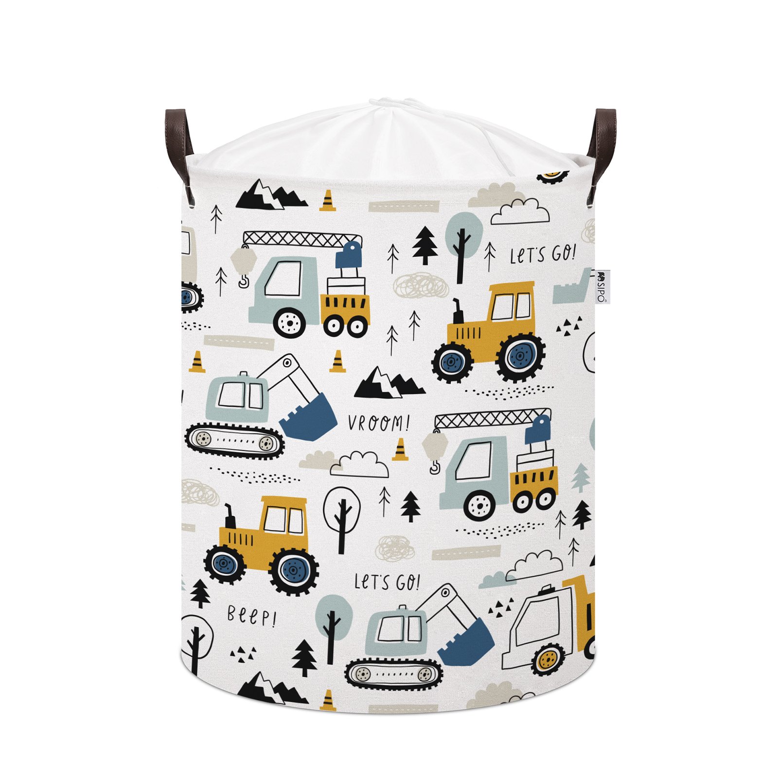 Cotton Toy Storage Basket XL – Cars – photo 2