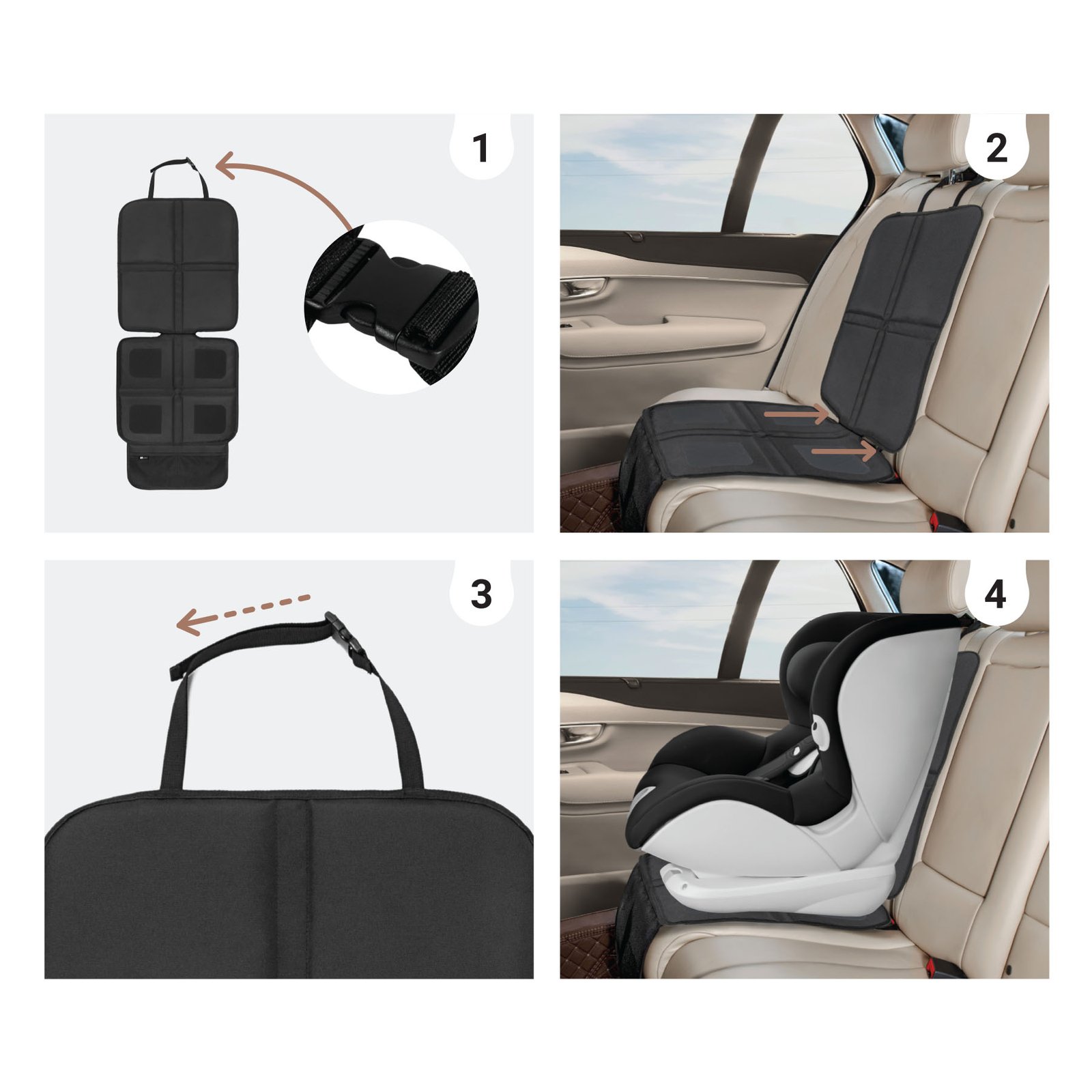 Anti-slip protective mat under car seat - Image 8