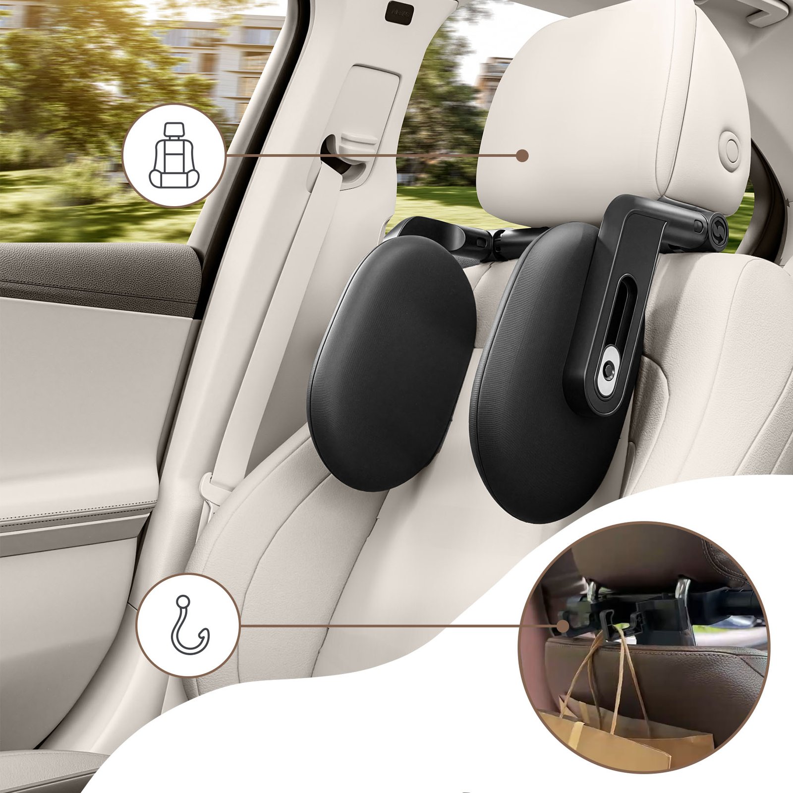 Car headrest - Image 6