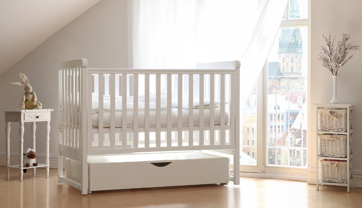 YappyMove baby cot, WHITE