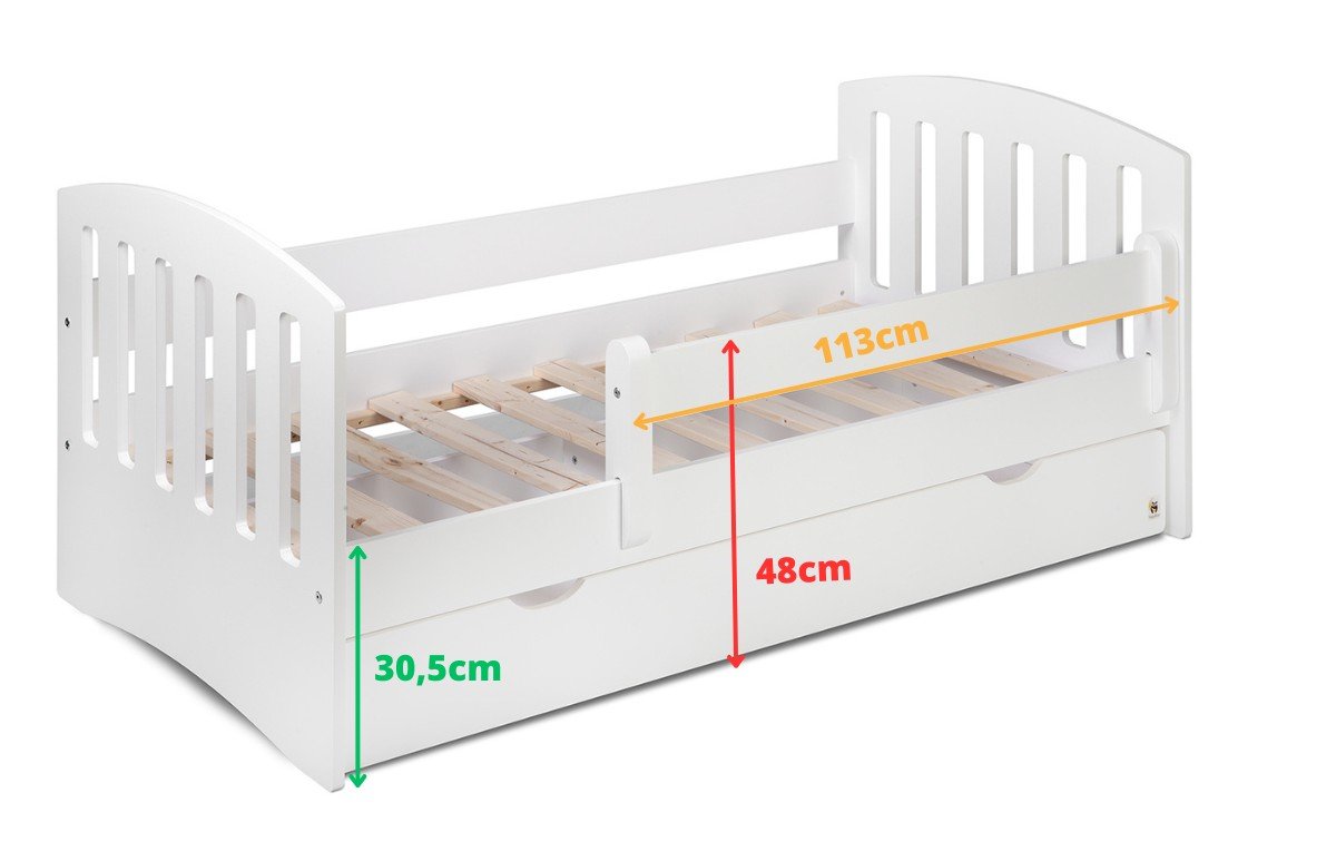 YappyLux toddler bed, WHITE – photo 2