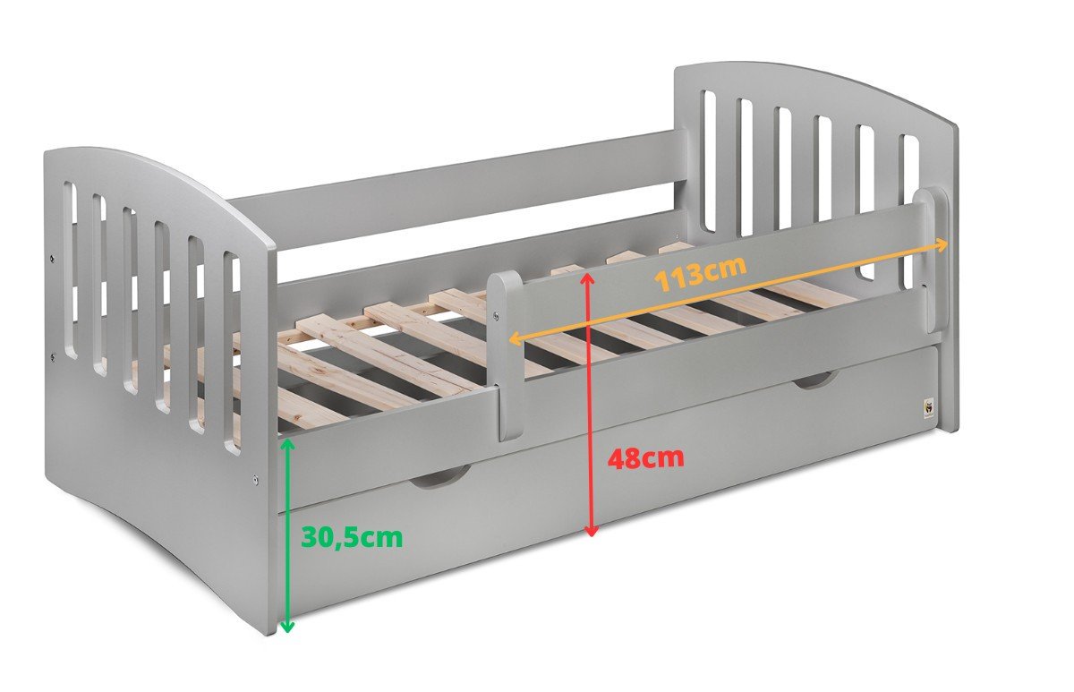 YappyLux toddler bed, LIGHT GREY Limited – photo 2