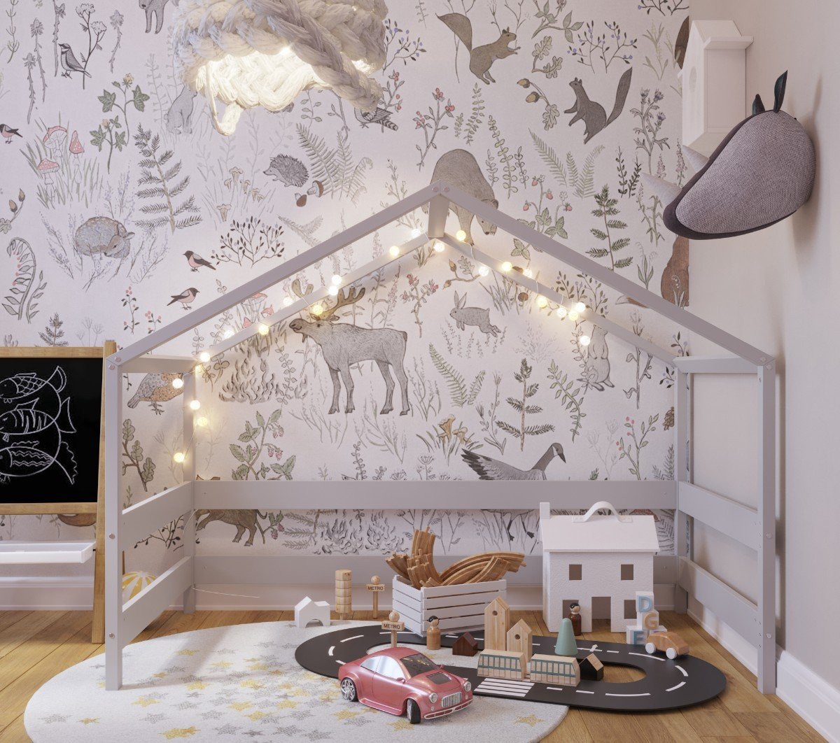 YappyHytte playhouse, LIGHT GREY – photo 3