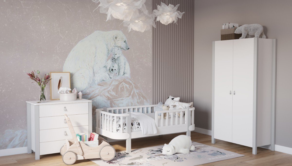 YappyÉtude toddler bed, SKY GREY