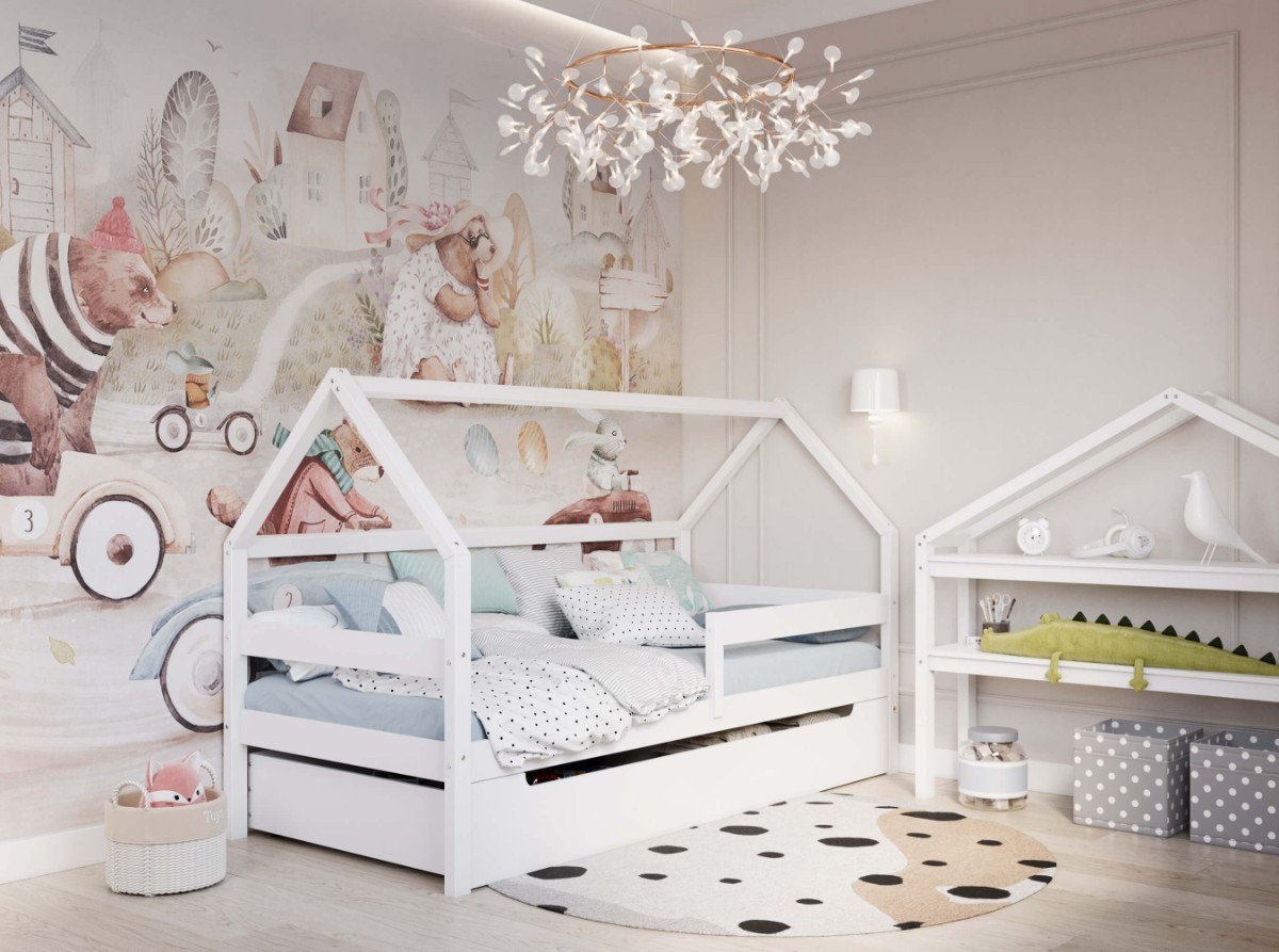YappySole house bed, WHITE