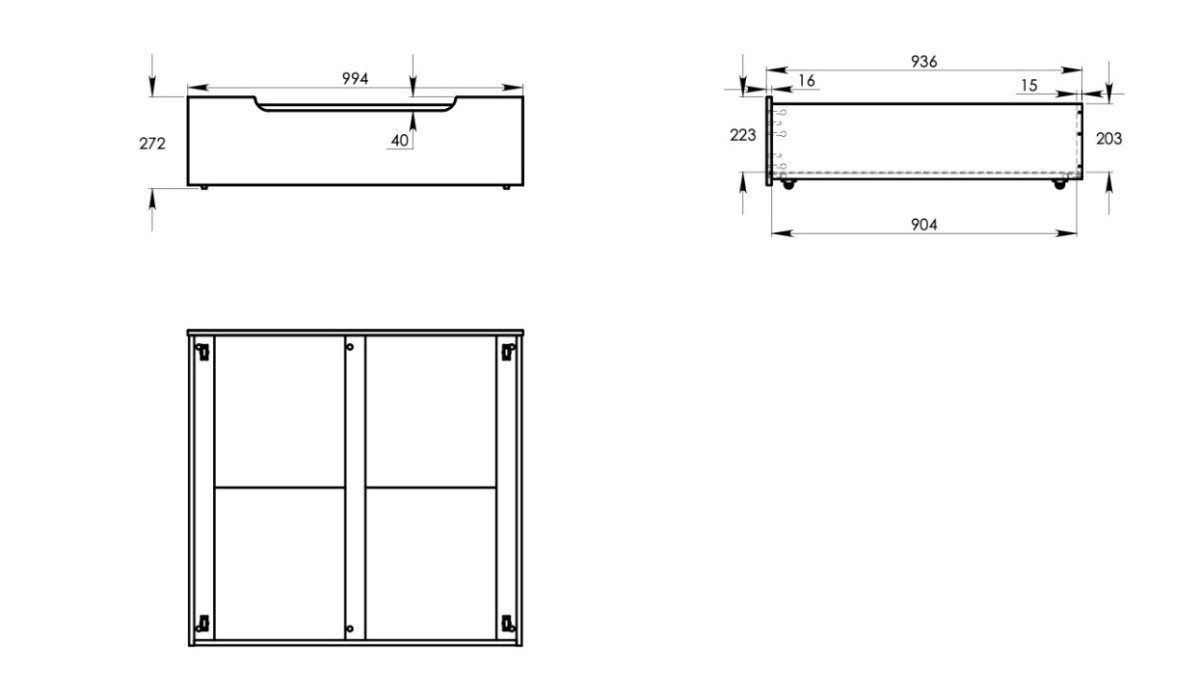 YappySpot drawer, WHITE – photo 2