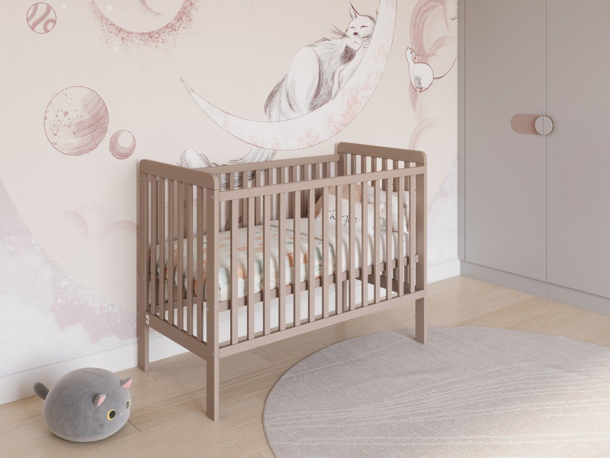 YappyUno baby cot, MOKA