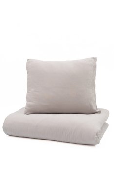 YappyMuslin Silver bedding 150x200 / 50x60 cm