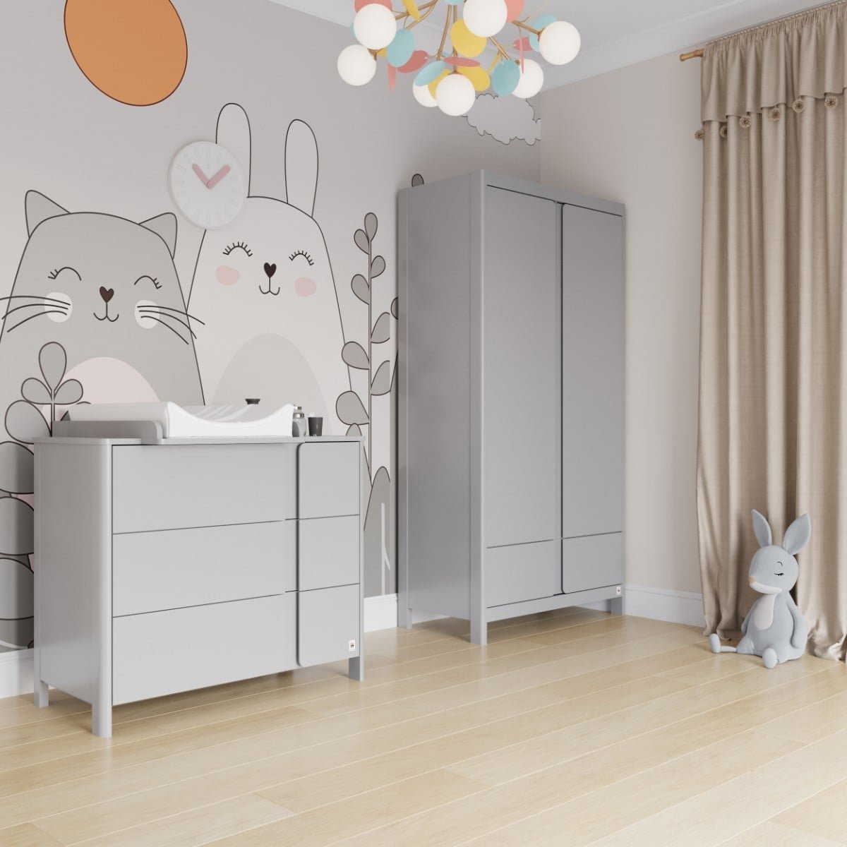 YappyClassic wardrobe, LIGHT GREY Limited – photo 4