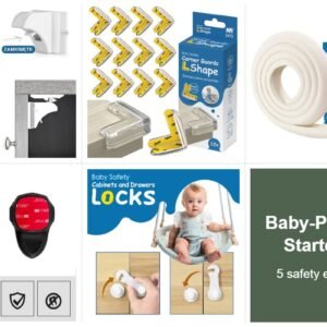 Baby-Proofing Starter Kit with 5 safety items